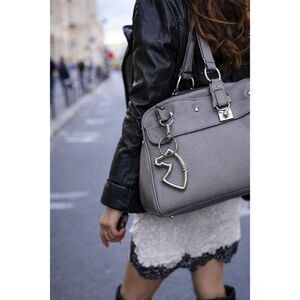 Lipizzaner Horse Keychain Spanish Riding School Souvenir, Metal Equestrian Charm